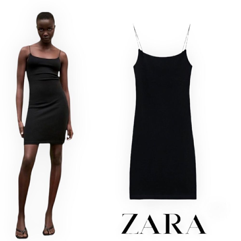 ZARA | Black | FITTED DRESS